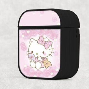 PINK Cute Hello Kitty Airpod Case